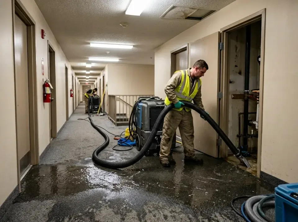 multi-unit-apartment-hallway-f-005 — frequently asked questions, Emergency Burst Pipe Water Extraction & Removal in James Is…